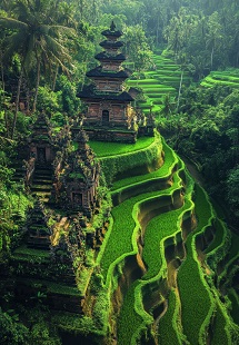 Visit the verdant rice terraces